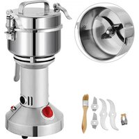 VEVOR Elektrische Getreidemühle Gewürzmühle Mühle Pfeffer Kräuter Mühle Spice Perle Pulver Mühle Trockenfutter Grinder Maschine Ultrahochgeschwindigkeit Intelligente Gewürze Getreide Brecher von Vevor