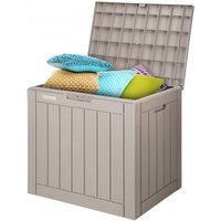 VEVOR 117,3L Auflagenbox PP Gerätebox 561x434x530mm Aufbewahrungsbox Außenbereich 77kg Tragfähigkeit Gartenbox Kissenbox Ideal zum Aufbewahren von Sportgeräten Gartenwerkzeugen usw. von Vevor