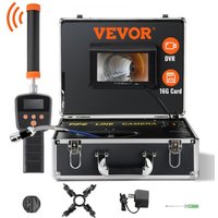 VEVOR Rohrkamera Inspektionskamera Kanalkamera 1000TVL Endoskop 30m Industrie 16GB SD-Karte 512Hz Ortungsgerät 480P Farbmonitor Dvr 4500mAh von Vevor