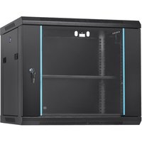 VEVOR 9U Wandmontage-Netzwerkserver-Rack-Schrankgehäuse 15,5'' tiefes Türschloss von Vevor