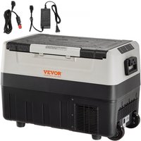 VEVOR Camping Kühlschrank 35 L Kühlboxen 12 / 24 V Rollbare Elektrische Gefrierbox 2 in 1 Doppelzone Auto Kühlschrank Kompressor zum Warmhalten und von Vevor