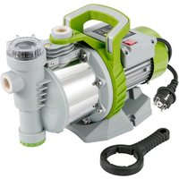 VEVOR Gartenpumpe 1100W Bewässerungspumpe Max. Durchfluss 4560L/h Kreiselpumpe 4,5bar Max. Druck Flachbrunnenpumpe Vorfilter Poolpumpe Max. Förderhöhe 45m Bewässerung Wassertransfer Wasserentnahme von Vevor