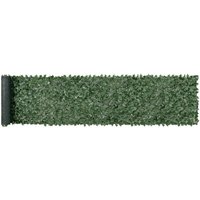 VEVOR Künstliche Hecke 99x502cm Efeu Blatt Sichtschutz Seidenstoff-Blätter PE-Unterlage Kunststoff-Rahmenmaterial Sichtschutzgitter mit Blättern Pflanzenwand Zaun Ideal für Garten Terrasse Balkon von Vevor