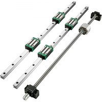 VEVOR Linearführung Linearschiene mit 4PCS Gleitblock Kugelumlaufspindel Führungsschiene für 3D Drucker Cnc Maschine Hgr 20-1500mm von Vevor