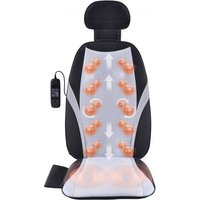 VEVOR Massagesitzauflage 3800U/min Massageauflage 5 Modi Massagesessel Massagesitz mit zwei Gruppen von Shiatsu-Rollen für den Rücken Massagestuhl Linderung von Müdigkeit Stress von Vevor