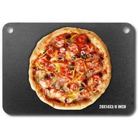 VEVOR Pizzastahl, 20" x 14" x 3/8" Pizzastahlplatte für den Ofen, vorgewürzter Pizza-Backstein aus Kohlenstoffstahl mit 20-fach höherer Leitfähigkeit, robuste, rostfreie Pizzapfanne für Außengrill, In von Vevor