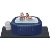 VEVOR Poolunterlage 500 g/m² Whirlpool Matte 1905 x 1905 x 2,4 mm Bodenplane Filz & PE Bodenschutz Pool Unterlegmatte Schutzmatte Bodenplatte Bodenschutzplane Poolteppich Filzmatte Bodenmatte von Vevor