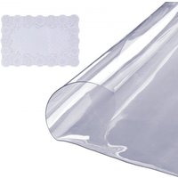 VEVOR Tischfolie Tischschutz Transparent 1,5 mm Dicke, φ 1068 mm Tischschutz-Folie PVC Runde Tischdecke Tischfolie Abwaschbar Verschleißfest Hitzebeständig Wasserdichte Tisch-Schutzfolie Wohnzimmer von Vevor