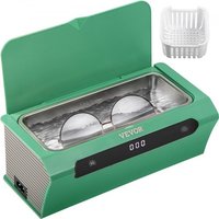 VEVOR Ultraschallreinigungsgerät 220 V Ultraschallreiniger 35 W Ultraschallgerät Grün Schmuckreiniger mit Reinigungskorb für Reinigung von Brillen Schmuck Uhren Zahnersatz 500 ml 45 kHz von Vevor
