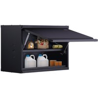 VEVOR Werkstatt Wandschrank 77 x 31,8 x 50 cm Hängeschrank 108 kg Gesamtkapazität (2 Regale) Werkstattschrank aus 0,6 mm dickem SPCC-Stahlplatte Ideal als Vorratsschrank, Werkzeugschrank, Büroschrank von Vevor