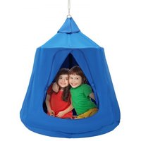 VEVOR hängende Baumzelt-Deckenschaukel-Hängematte für Kinder, 46" H x 43,4" Durchmesser. Blau von Vevor