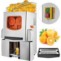 VEVOR Orangenpresse elektrische kommerzielle Zitruspresse Orangensaftmaschine Edelstahl für Orangensaft, Granatapfelsaft, Zitronensaft usw. von Vevor