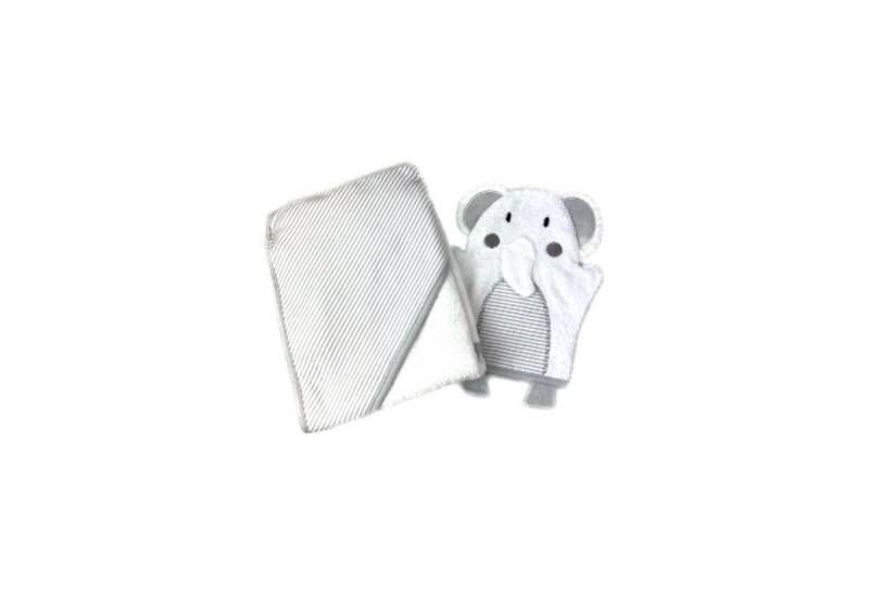 VewoTex Badetuch 2er Pack Baby Badeset » Kinder Kapuzen Badetuch & Waschhandschuh, Baumwolle (Set, 1-St), Frottee » reine Baumwolle » Wasch Handschuh & Handtuch von VewoTex