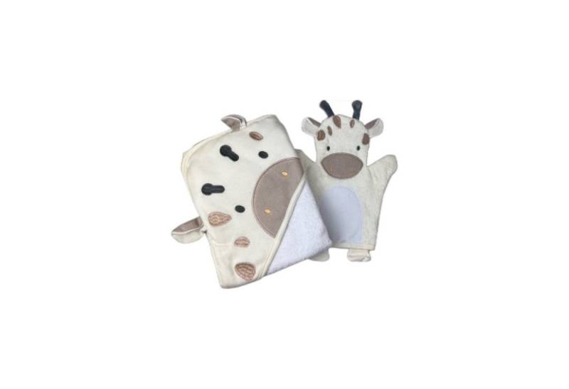 VewoTex Badetuch 2er Pack Baby Badeset » Kinder Kapuzen Badetuch & Waschhandschuh, Baumwolle (Set, 1-St), Frottee » reine Baumwolle » Wasch Handschuh & Handtuch von VewoTex