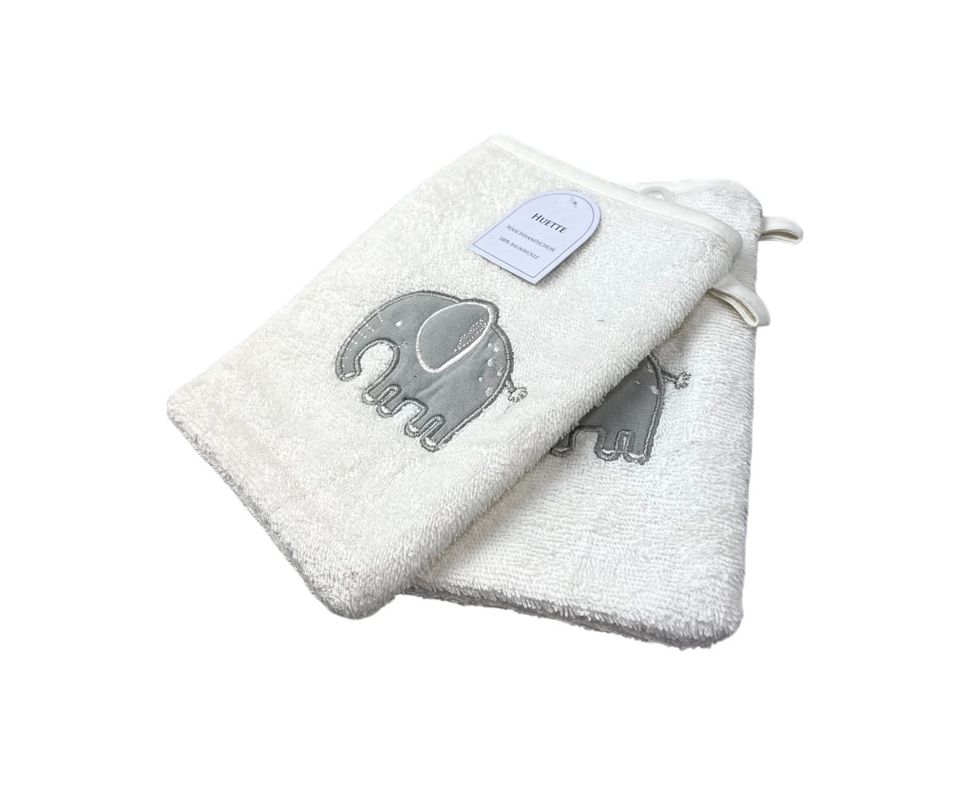 VewoTex Waschhandschuh 2er Pack Baby Waschhandschuhe » Set 2 Kinder Waschlappen Frottee, Baumwolle (Set, 2-St), 21 x 15 cm reine Baumwolle » Wasch Handschuhe von VewoTex