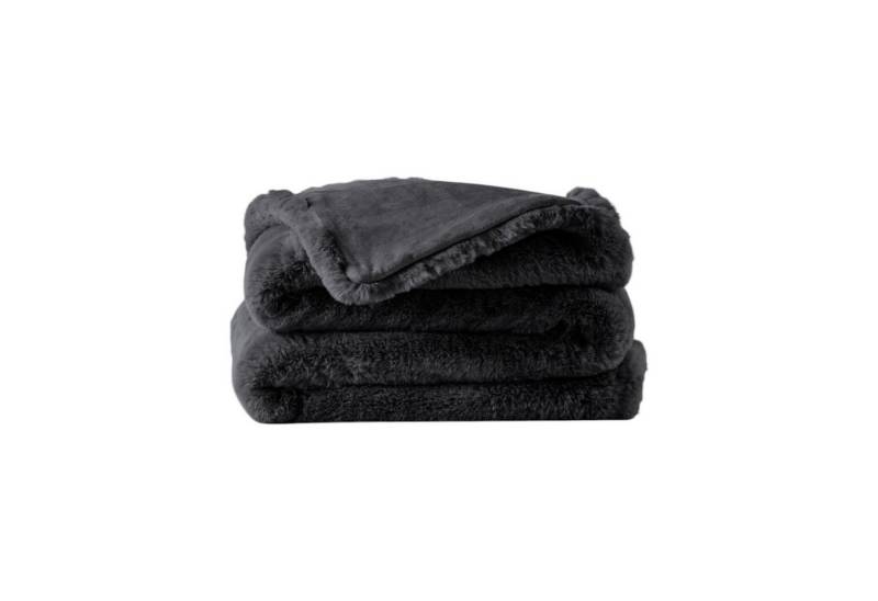 Wohndecke Premium aus Kunstfell » Dicke Hochwertige Decke » Couchdecke 150x200cm, VewoTex, » Kuscheldecke mit Wendeoptik von VewoTex
