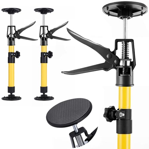 2er Pack Deckenstütze Montagestütze Einhandstütze – Teleskopstützen Stützstange, Verstellbare Länge und Neigungswinkel, Vielseitige Anwendungen, Einfache Handhabung (30-59 cm (S)) von VexNook
