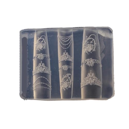 Eleganter Bogenknoten Silikonform Set Zum Erstellen Von Nägeln Kunstohrringe Und Halsketten Crafting Tool Fashion Statement Schmuck Making Formenform von Vexebnular