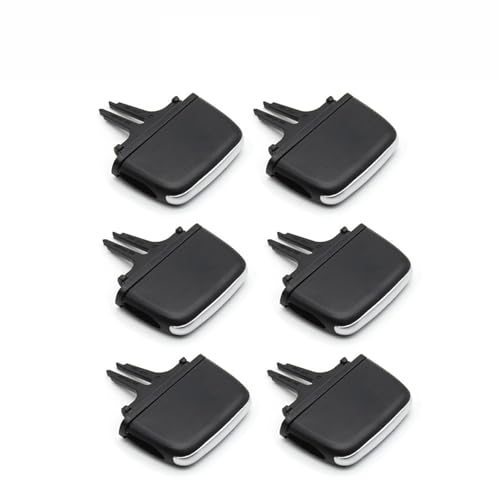 Vexilon 1/2/4/6 PCS Auto Vorne Hinten Klimaanlage AC Vent Grille Outlet Slider Tab Clip Reparatur Kit, for VOLVO, XC90 2016-2024(For XC90 6PCS) von Vexilon