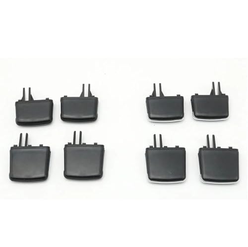 Vexilon 1Set Klimaanlage A/C Vent Blade Slice Tab Clip Dashboard Kit, for Toyota, for Land Cruiser, LC200 FJ200 2008-2017(4PCS-Set No plating) von Vexilon