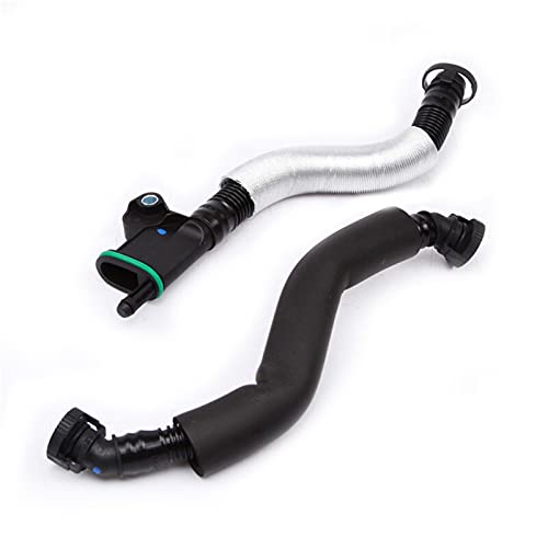 Vexilon 2 STÜCKE Öl-Wasser-Abscheider Atemschlauch Auspuffrohr, for VW, for Tiguan, for Audi, 06J 103 221 B 06H103226A 06H 103 495 AH 06J 103 221 B Motorentlüftungsventil von Vexilon