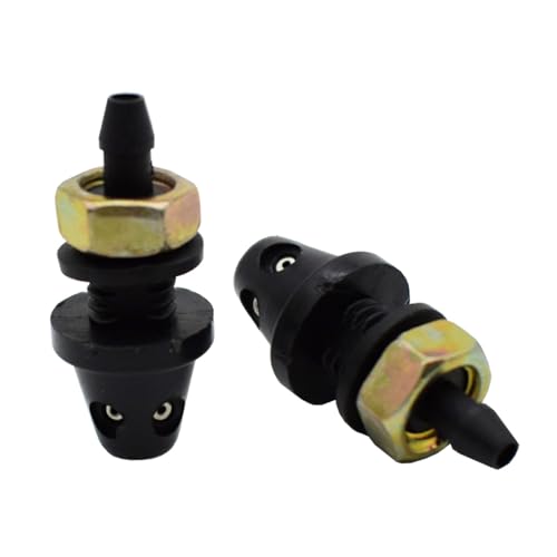Vexilon 2X Universal Auto Frontscheibe Scheibenwaschanlage Wischerdüsen Jet Windschutzscheibe Sprayer Sprinkler Kits Waschmaschine Auslass DIY Scheibenwaschdüse von Vexilon