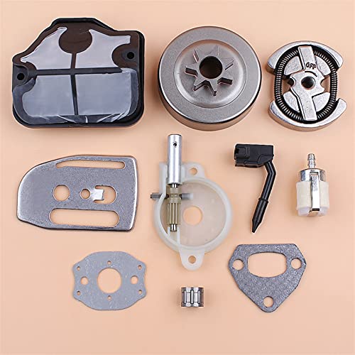 Vexilon 325 Kupplungstrommel Ölpumpe Luftfilter Stangenplatte Dichtungssatz Kettensägenteile, for Husqvarna, 142 141 137 136 36 41 530069342 545036801 Kettensägen-Kupplungstrommel von Vexilon