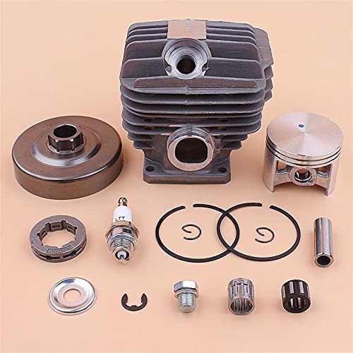 Vexilon 52mm Zylinderkolbensatz Kupplungstrommel Kettenradfelgenlager Dekompressionsventil, for STIHL, MS460 046 MS 460 Kettensägen-Kupplungstrommel von Vexilon