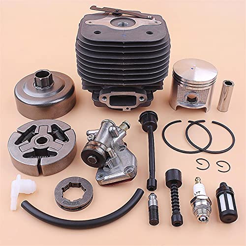 Vexilon 58mm Zylinderkolbensatz Kupplungskettenrad Trommelfelge Heizölfilter Leitungspumpe Kettensäge, for STIHL, 070 Kettensägen-Kupplungstrommel von Vexilon