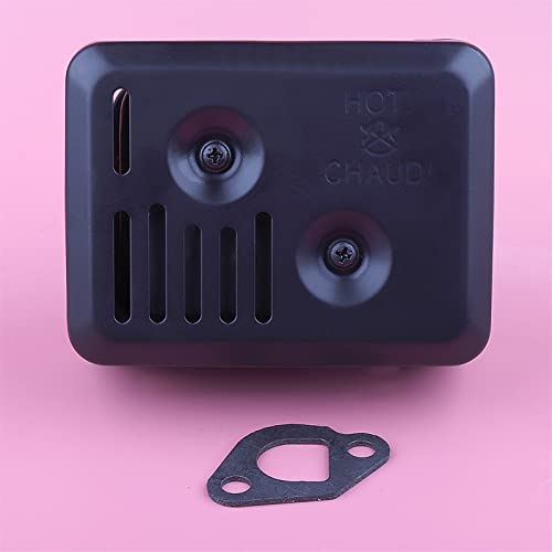 Vexilon Auspuffschalldämpfersystem mit Hitzeschild-Dichtungssatz GX110 GX120 GX140 GX160 GX200 Kettensägen-Schalldämpfer-Kit Vexilon Auspuffschalldämpfersystem mit Hitzeschild-Dichtungssatz GX110 GX120 GX140 GX160 GX200 Kettensägen-Schalldämpfer-Kit von Vexilon