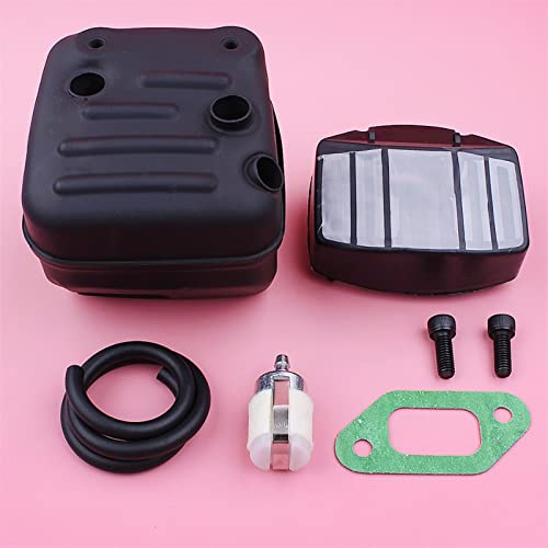 Vexilon Auspufftopf-Bolzendichtung, for Husqvarna, 357 359 357XP Luft-Kraftstoff-Filterleitungssatz Kettensägen-Ersatzteil Kettensägen-Schalldämpfer-Kit Vexilon Auspufftopf-Bolzendichtung, for Husqvarna, 357 359 357XP Luft-Kraftstoff-Filterleitungssatz Kettensägen-Ersatzteil Kettensägen-Schalldämpfer-Kit von Vexilon