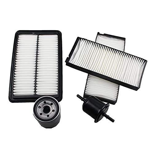Vexilon Autoklimaanlage Innenraumfilter Luftfilter Ölfilter Kraftstofffilter, for JAC, J3 J3S Turin 2009-2015 1109012U8010(A Set) von Vexilon