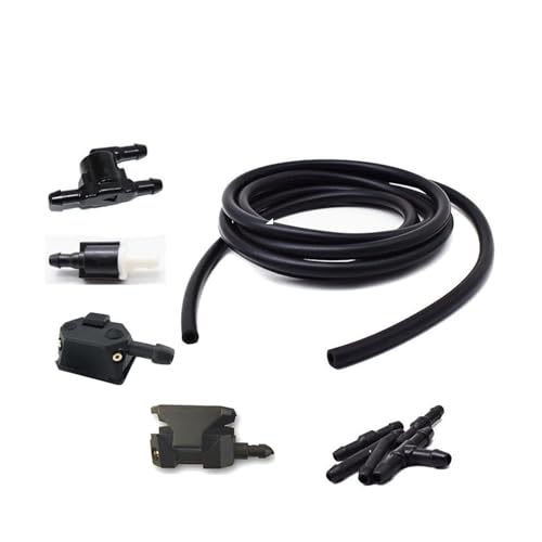 Vexilon Erick's Wiper Fensterwaschanlage Wassersprühdüsen Düsenschlauch, for DAF, XF 105 95 xf105 xf95 95XF F85 F95 4-Wege-Rückschlagventilrohr Scheibenwaschdüse von Vexilon