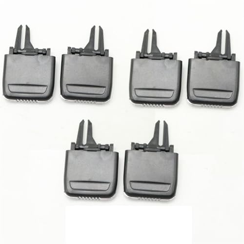 Vexilon For Porsche, for CAYENNE, 2010-2016 Vorne/Hinten Klimaanlage Zentrale A/C Vent Grille Slider Outlet Tab Clip Reparatur Kit(6 PCS) von Vexilon