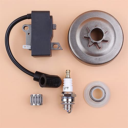 Vexilon Kupplungstrommel, Zündspule, Magneto-Kit, Kettensägen-Ersatzteile, for Husqvarna, 435 440 440E 445 450 450E 573935701 503931801 Kettensägen-Kupplungstrommel von Vexilon