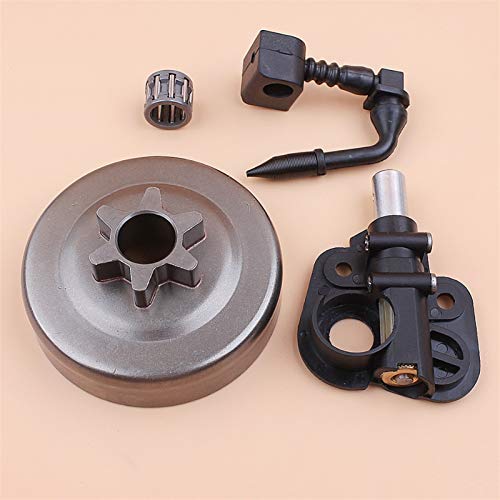 Vexilon Kupplungstrommel-Kettenrad-Ölpumpensatz Kettensägen-Ersatzteile, for Partner, 350 351 352 370 371 390 420 530047061 530071259 Kettensägen-Kupplungstrommel von Vexilon