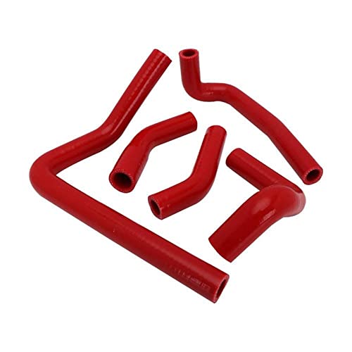 Vexilon Motorrad-Silikon-Kühlerschlauch, Wasserrohr, CR250 CR250R CR 250 R 2002-2007 2003 2004 2005 2006 2007, Rot von Vexilon