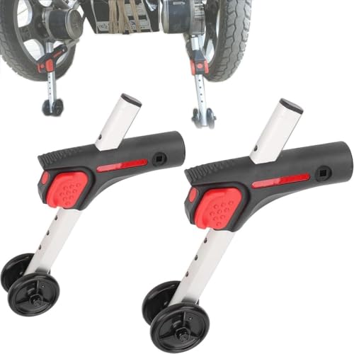 Vexorium Anti Kippstützrad für Rollstuhl mit hinterem Kippschutzgerät, höhenverstellbare Stützräder aus Aluminiumlegierung, universelles Zubehör für Senioren und Behinderte,22MM von Vexorium