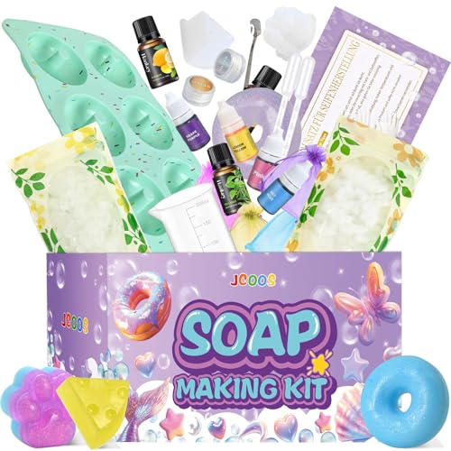 Vezerd Seife Selber Machen, Kreative Bastelset Erwachsene DIY Set Seifenherstellung mit Seifenform, Seifenbasis und Rohseife, Badebomben Seifen Selber Machen für Anfänger/Kinder, Als Geschenk Vezerd Seife Selber Machen, Kreative Bastelset Erwachsene DIY Set Seifenherstellung mit Seifenform, Seifenbasis und Rohseife, Badebomben Seifen Selber Machen für Anfänger/Kinder, Als Geschenk von Vezerd