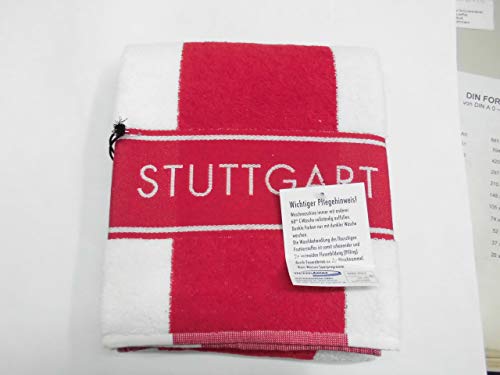 VfB Stuttgart Badetuch Blockstreifen 70 x 180 cm von VfB Stuttgart