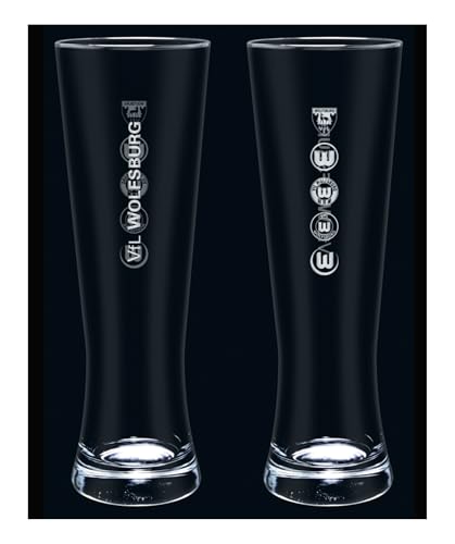 VfL Wolfsburg Weizenglas - Logohistorie - 2er Set | Bierglas | 0.5l | Glas VfL Wolfsburg Weizenglas - Logohistorie - 2er Set | Bierglas | 0.5l | Glas von VfL Wolfsburg