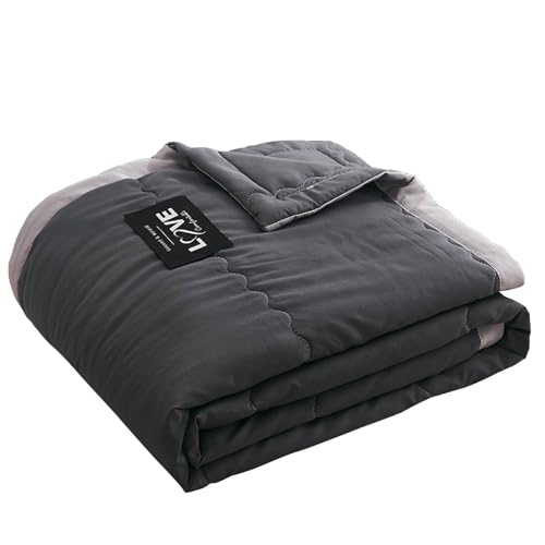 VgguDoe Kiihldecken zum Schlafen,Leichte Sommerdecke,kühldecke Bett,kühldecke Sommer für Zuhause und Reise,Cooling,Dünne,Decke mit Frischegefühl für Besseren Schlaf (grau, 200 * 220) von VgguDoe