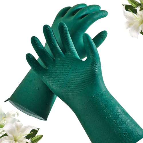 VGO 1 Paar Extra Lange Gartenhandschuhe mit Frischem Aroma - Wasserdichte, Rutschfeste und Chemikalienbeständige Schutzhandschuhe für Gartenarbeit, Landwirtschaft und Arbeiten(Größe S, Grün,TP1117) VGO 1 Paar Extra Lange Gartenhandschuhe mit Frischem Aroma - Wasserdichte, Rutschfeste und Chemikalienbeständige Schutzhandschuhe für Gartenarbeit, Landwirtschaft und Arbeiten(Größe S, Grün,TP1117) von Vgo...
