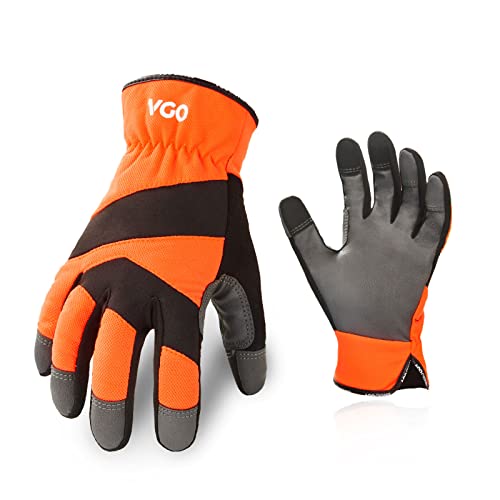 Vgo... 1 Paar Sicherheits-Arbeitshandschuhe, Mechaniker-Handschuhe, Rigger-Handschuhe, abriebfest, leicht (PU7741) von Vgo...