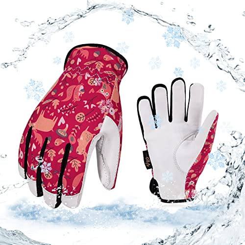 Vgo… 3-8 Jahre Kinder 32℉ oder mehr 3M Thinsulate C40 gefüttert Winter leichte wasserabweisende Arbeitshandschuhe (GA9636FW) von Vgo...