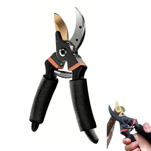 Hermhoffer Gardenslicer Pro, High Performance Secateurs, Sk5 Steel Blade, Scissors For Precise Cutting Of Branches, Branches And Flowers, Ideal For People With Limited Hand Strength (1pc) von Vgpbphj