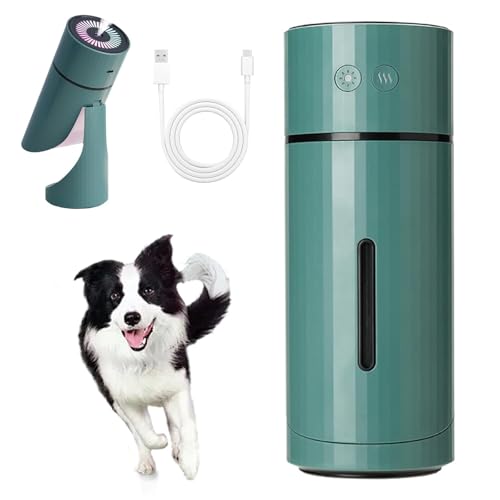 Pawbreath 2.0 Dog Humidifier- 100% Pet-Safe,No Risks, Mini Dog Humidifiers with Whisper-Quiet/90° Adjustable Mist, Color-Changing Accent Light, Moisturized Environment for Dogs (Green) von Vgpbphj