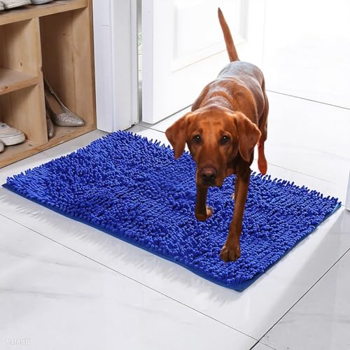 Premium - CleanyMat, Schmutzfangmatte für Hund & Mensch, Eingangsmatte Besteht Für jeden Untergrund geeignet, rutschfest Und Maschinenwaschbar Fußmatte (M, 40 * 60cm) von Vgpbphj