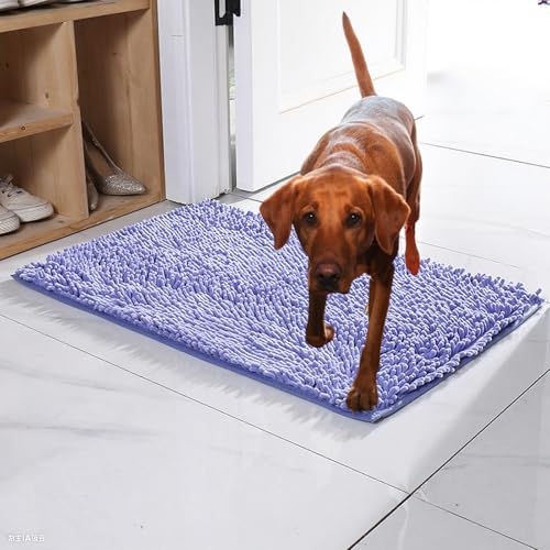 Premium - CleanyMat, Schmutzfangmatte für Hund & Mensch, Eingangsmatte Besteht Für jeden Untergrund geeignet, rutschfest Und Maschinenwaschbar Fußmatte (O, 60 * 90cm) von Vgpbphj