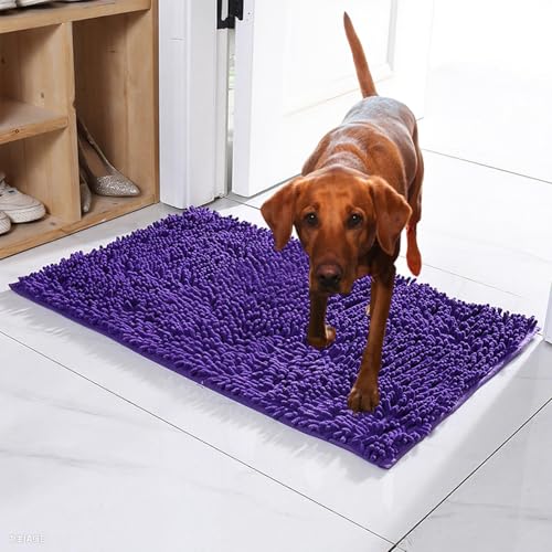 Vgpbphj Premium - CleanyMat, Schmutzfangmatte für Hund & Mensch, Eingangsmatte Besteht Für jeden Untergrund geeignet, rutschfest Und Maschinenwaschbar Fußmatte (C, 80 * 120cm) von Vgpbphj